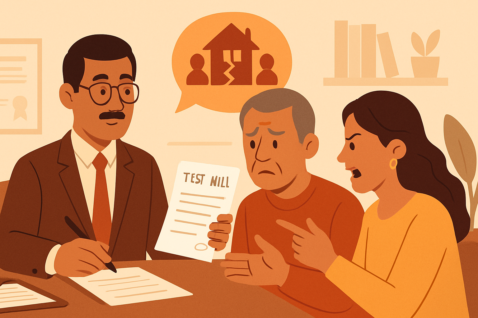 Errores comunes en testamentos que generan conflictos familiares