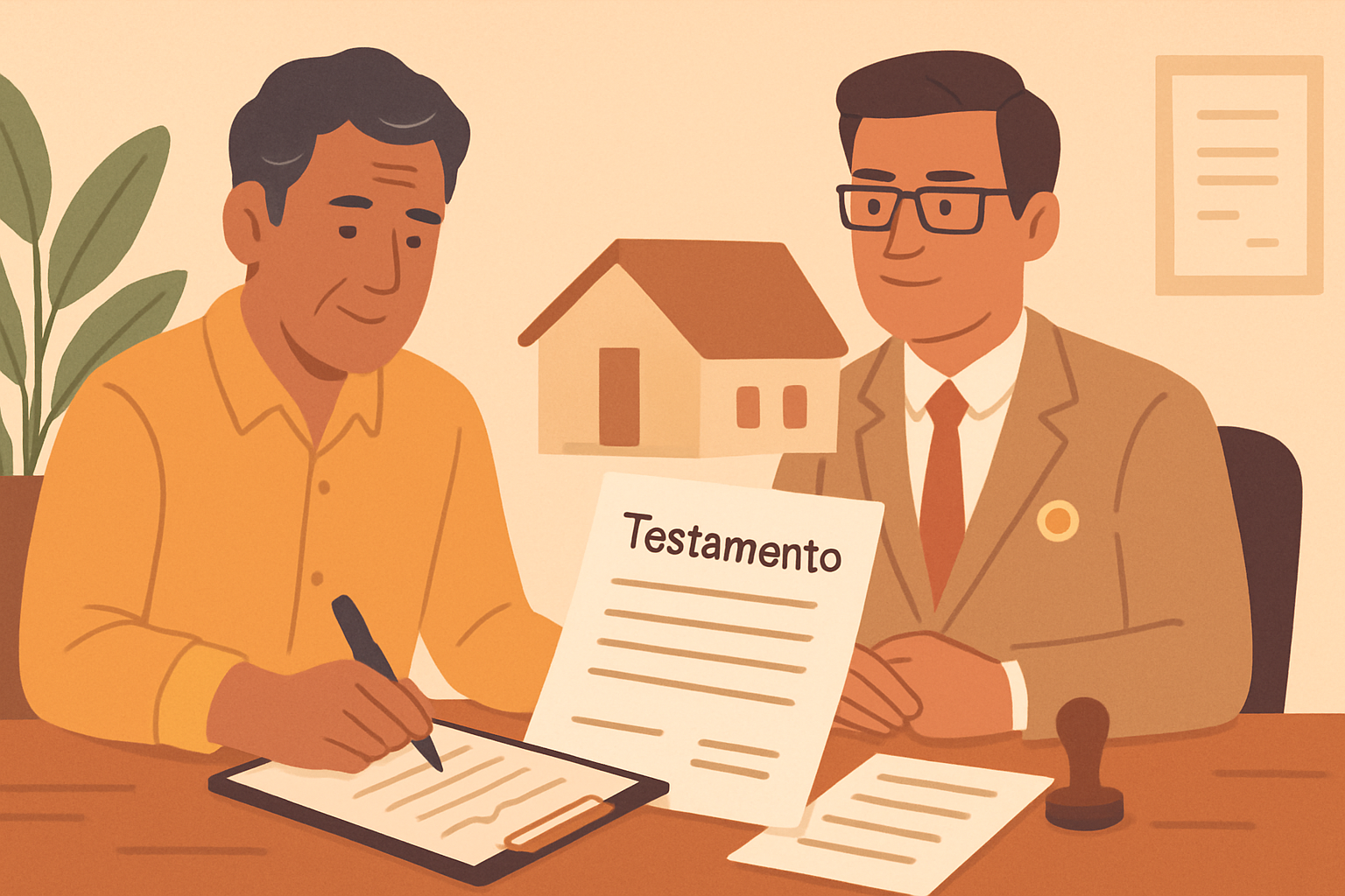 ¿Necesito las escrituras de mi casa para hacer un testamento?