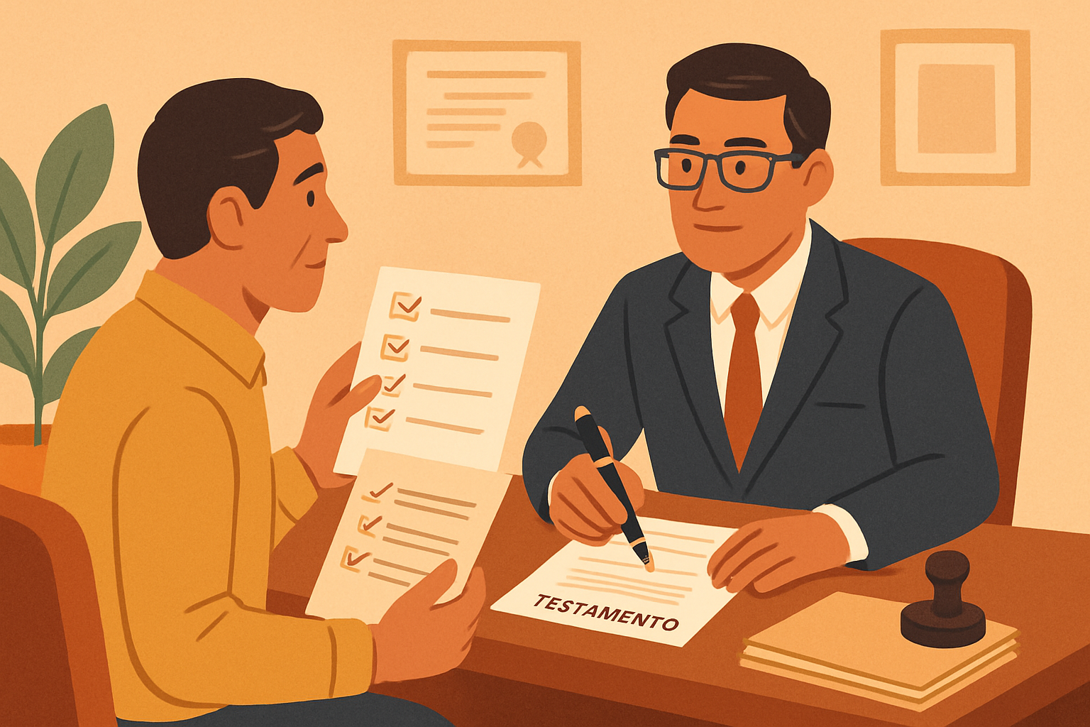 Cómo prepararte para tu cita con el notario para testamento